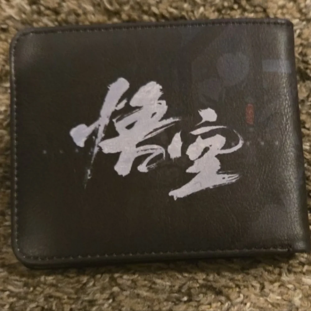 New Wu Kong monkey king anime manga leather wallet